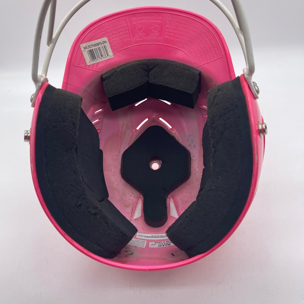 Rawlings RCFH Pink 6.5-7.5 Softball Batting Helmet + Face Guard WALRCFHMSBFG-OPK - Picture 5 of 16